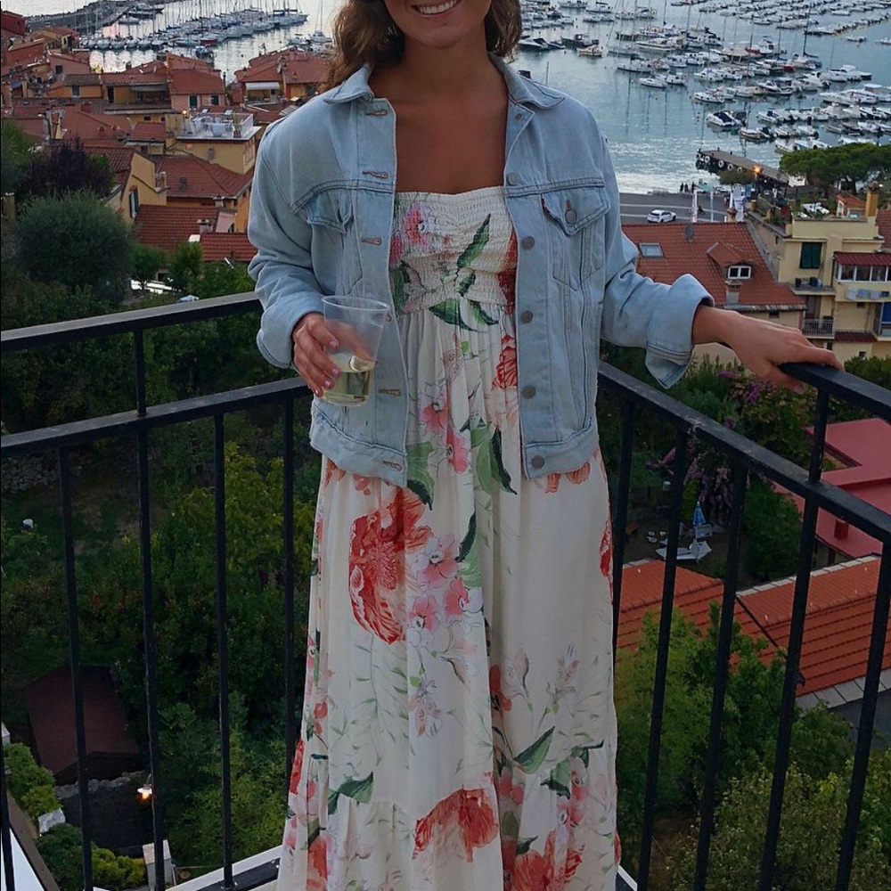 Free People Floral Maxi Dress
